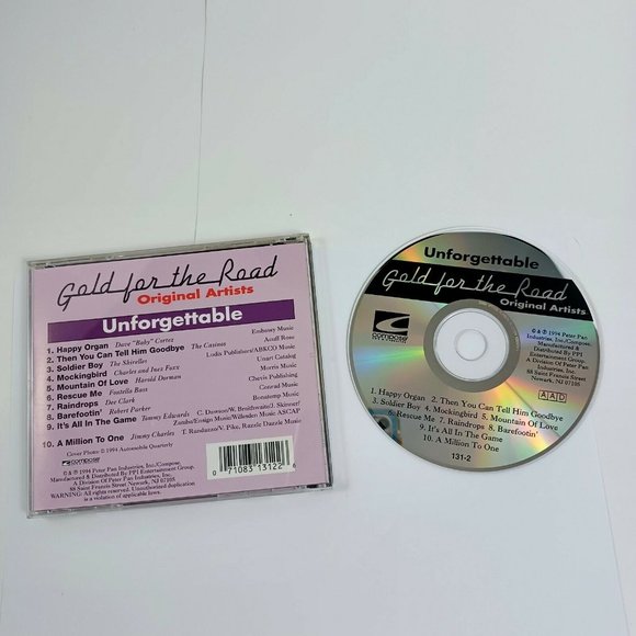 Gold For The Road CD Original Artists Unforgettable*MINOR WEAR - Picture 6 of 13